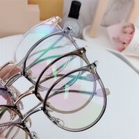 Hybrid frame, metal + TR90, with Blue Block coating SANTA M8080