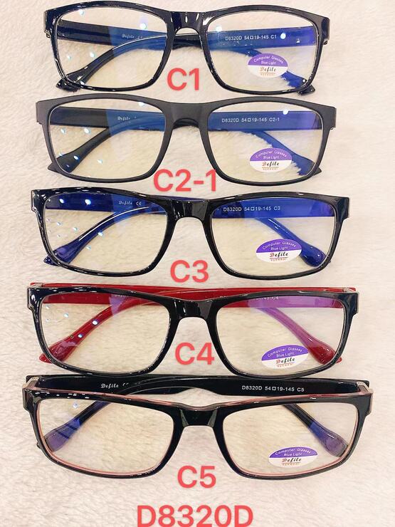 Computer glasses Defile 电脑镜 with a soft case D8320D