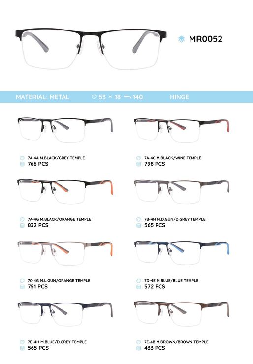 Nylor metal frame with TR-90 temples MR0052