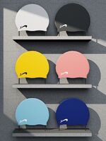 Шапочка для плавания силиконовая водонепроницаемая взрослая 1804-YU