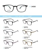Plastic Ultem eyeglasses frame 24020