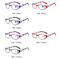Plastic folding eyeglasses with case for reading KY018-F Blue ray cut, diopters from +1.00 to +4.00, PD62-64