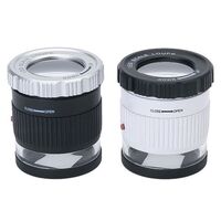Portable pocket magnifier with backlight and UV light 新圆筒, diameter: 30 mm, magnification: 30X