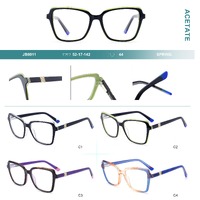 Combined frames for glasses, acetate + metal, with spring hinges Big City JB6011
