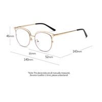 Очки металлические с защитой от синего света 9704-3-GT