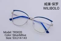 Оправа металл + TR90 ультратонкая с флексом Wilibolo TR3020