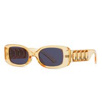 Plastic sunglasses with square lenses and rhinestones Elit 98032-EL