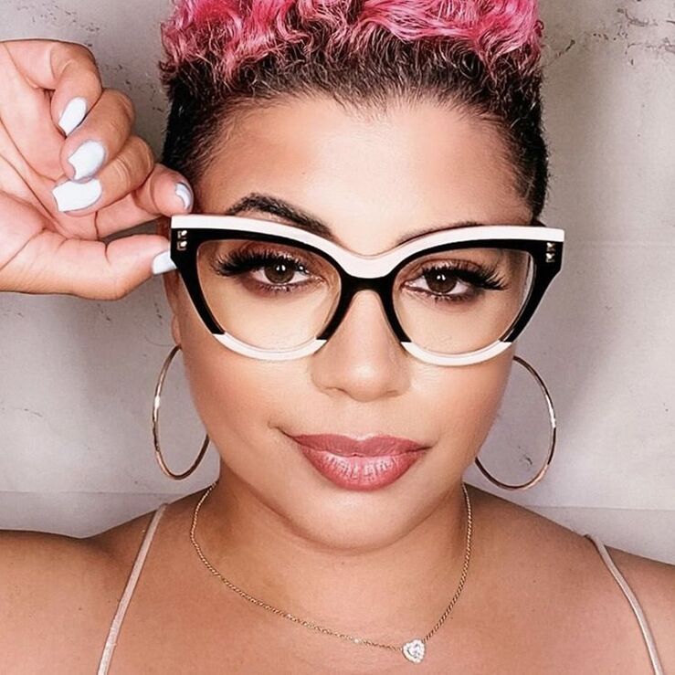 Очки пластиковые женские с защитой от синего света 7727-3003-PN