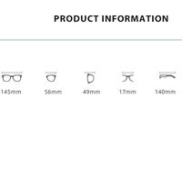 Metal Blue Block glasses with blue light protection FENQI F29171