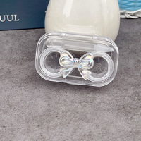 Mini soft contact lens XF206透明蝴蝶结