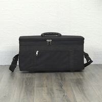 Передвижной двойной бокс (ящик, чемодан, кейс, кофр, органайзер, витрина) на колёсах для оправ и очков на 195 мест JS-C201004