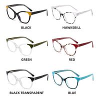 Plastic frame with anti-blue light protection lenses, with spring hinges Elit 5706-EL