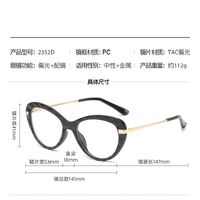 Оправа пластиковая TR90/PC + комплект из 5 поляризационных солнцезащитных насадок (клипон) на магните + кожаная сумка El Dorado EL2352D