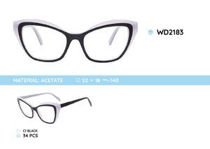 Plastic frames for glasses acetate material WD2183