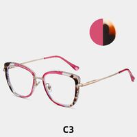 Combined frame (metal + TR90) or glasses with blue light protection, with spring hinges FA87030