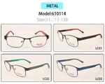 Metal eyeglasses frame for kids with spring hinges Nano Bimbo 610114 (item in stock)