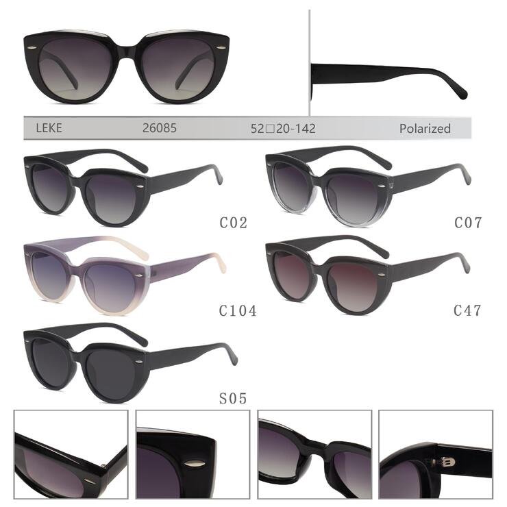 Polarized plastic sunglasses for women Leke LK26085