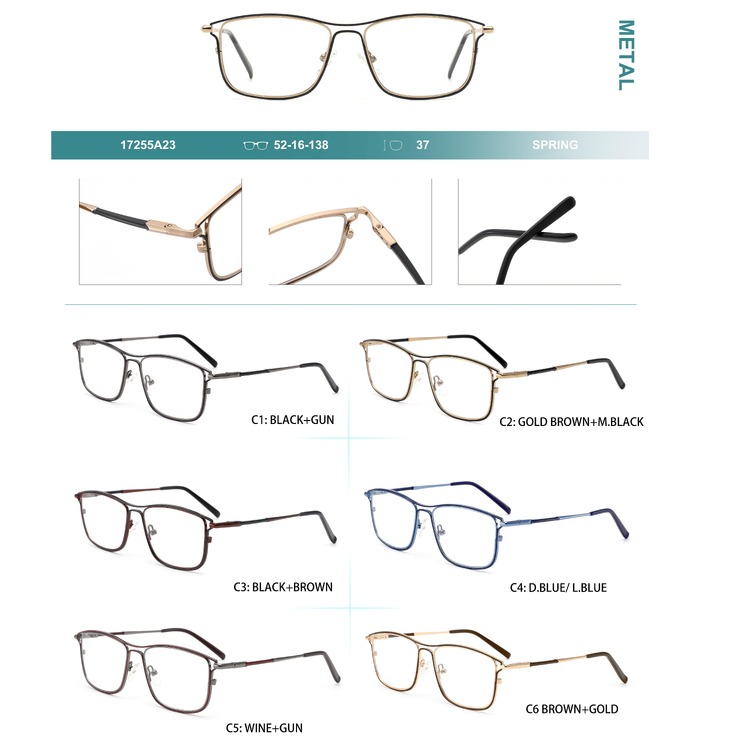 Оправа для очков металлическая с флексом Big City 17255A23