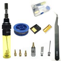 Soldering set, 13 items, with gas soldering pen
