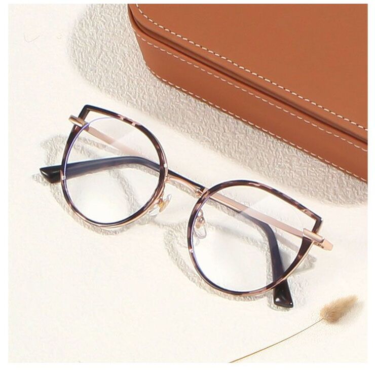 Оправа комбинированная (металл + TR90) с линзами Blue Ray Cut MAMO S12005