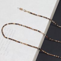 Металлическая нескользящая цепочка, с натуральной ракушкой, для очков и масок GL325