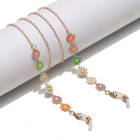 Черная металлическая цепочка для очков GL1420