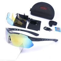 Очки защитные противоударные спортивные с 3 насадками SP0868