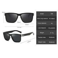 Поляризационные солнцезащитные пластиковые очки с защитой UV400 D518-GT