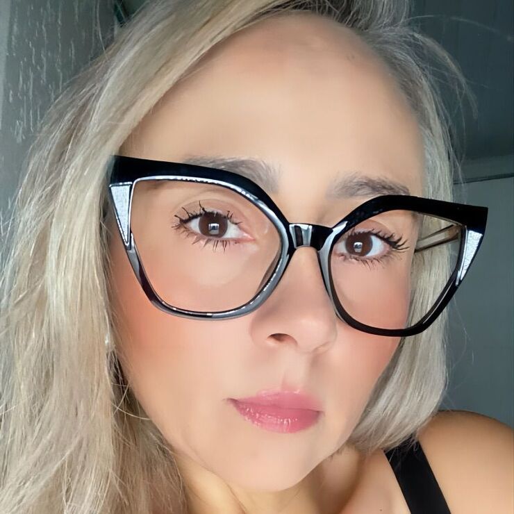 TR90 plastic frame or glasses with blue light protection, with spring hinges FA87299