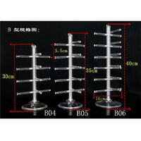 Стойка для очков акриловая настольная на 3 / 4 / 5 / 6 мест B04B05B06