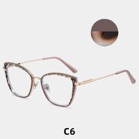 Combined frame (metal + TR90) or glasses with blue light protection, with spring hinges FA87260