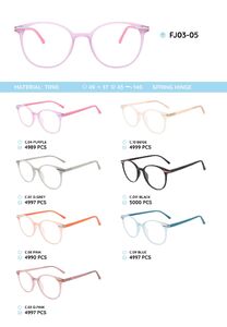 TR90 plastic eyeglasses frame FJ03-05