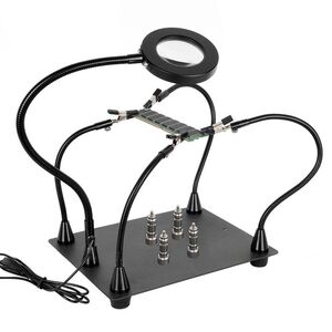 Tabletop multifunctional magnifying glass with backlight W608-XX, magnification: 5X