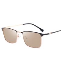 Очки металлические фотохромные с защитой от синего света 9666-GT