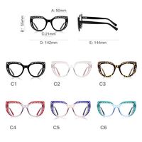 Plastic TR90 frames for glasses with Blue Ray Cut protection and flex hinges FOCUS FCS2187