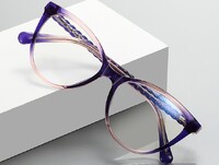 Витые зеркальные ножки оправа  пластиковая, материал TR-90+CA (флекс!) FOCUS FCS2136