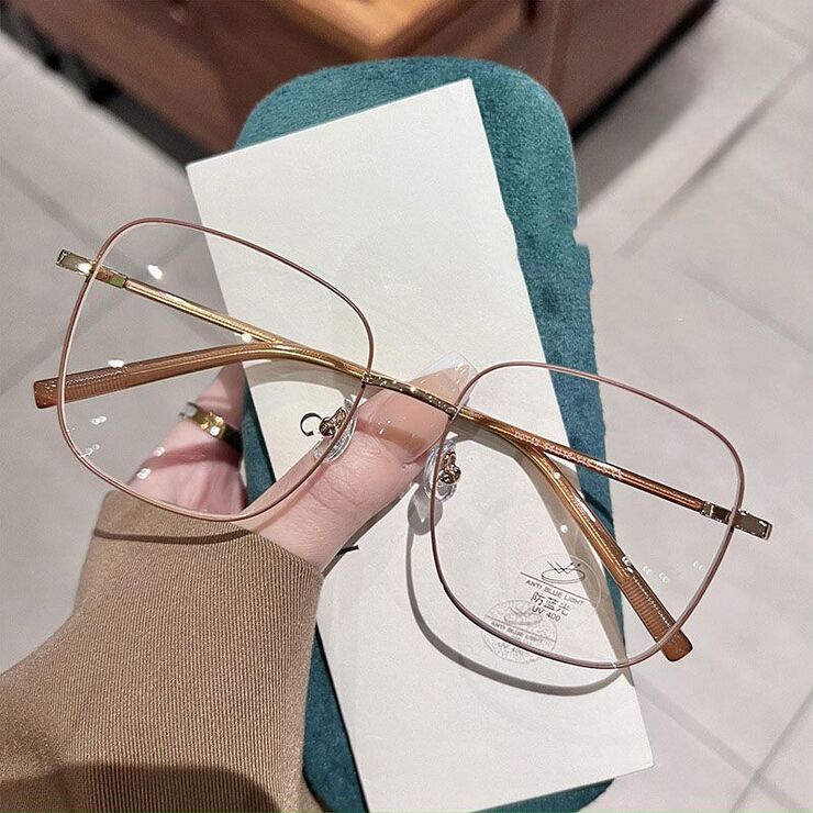 Plastic glasses with blue light protection for women 00143-PN