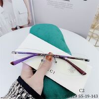 Оправа металлическая безободковая, линзы с Blue Block покрытием SANTA 01129