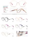 Metal frames for glasses with spring hinges for women Big City LF17004