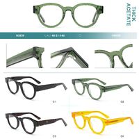Plastic frames for glasses, thick acetate Big City H2838