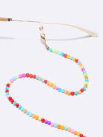 Металлическая цепочка для очков с бусинами GL1109