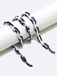 Acrylic black and white glasses chain GB149
