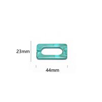 Акриловая цепочка для очков с овальными звеньями, разные цвета GB078