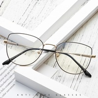 Металлические очки с защитой от синего света Blue Block F2013