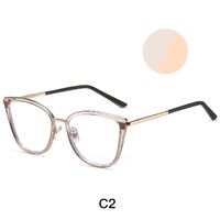 Combined frame (metal + TR90) or glasses with blue light protection, with spring hinges FA87101