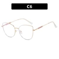 Metal glasses with blue light protection for women 7140-PN