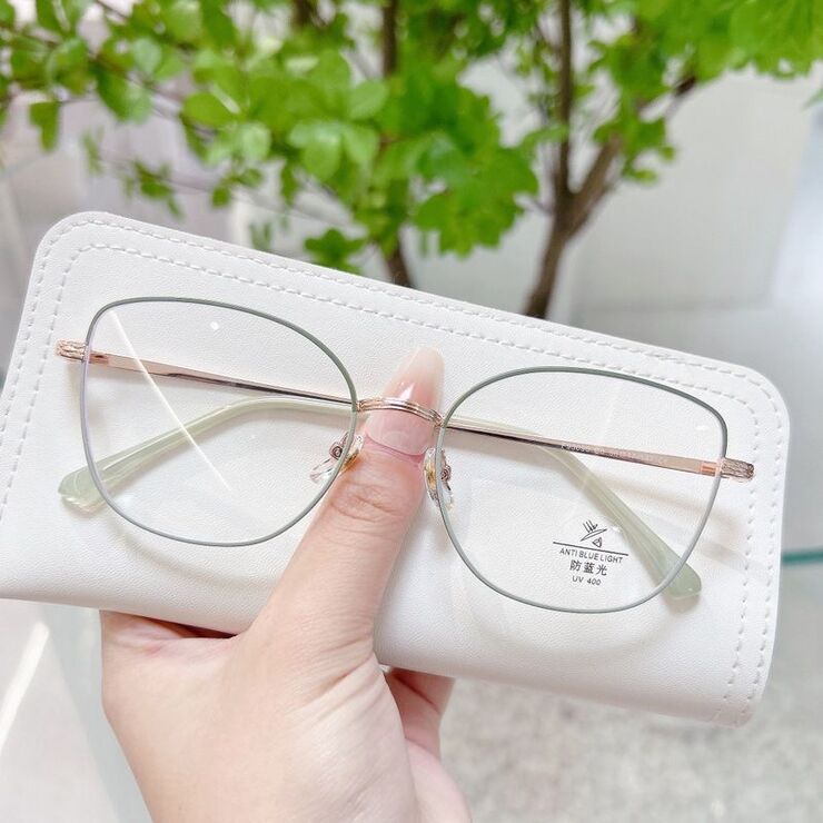 Combined frame (metal + TR90) with Blue Ray Cut protection lenses MAMO F93090