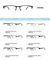 Металлическая оправа с дужками из материала TR-90 со встроенным флексом MR1010