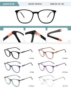 Plastic acetate frame for women with spring hinges TM2013-DA