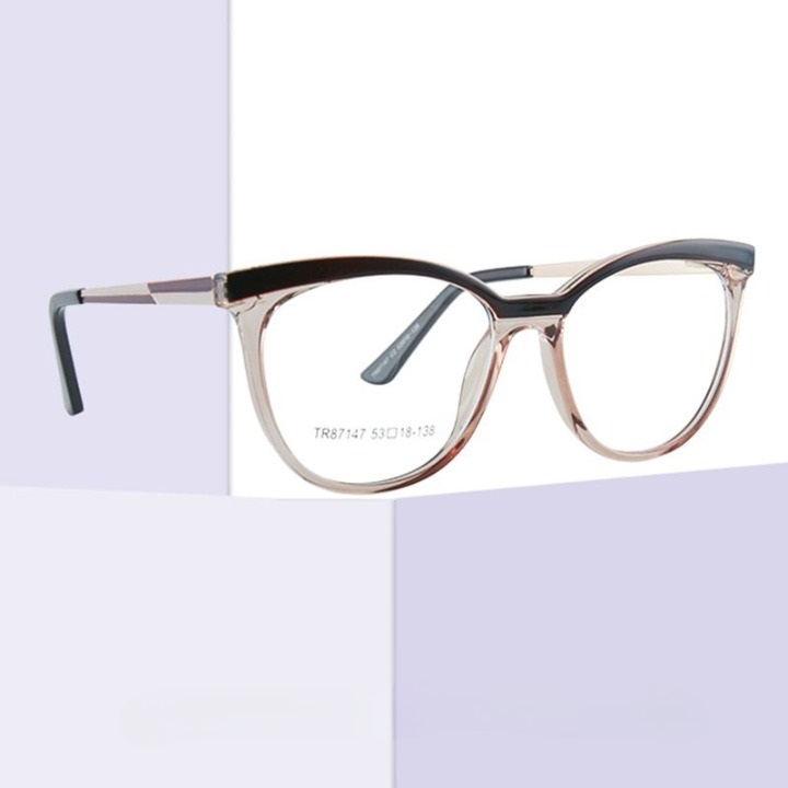 TR90 plastic frame or glasses with blue light protection, with spring hinges FA87147